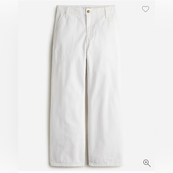 J. Crew Pants - J CREW Sailor slim  PANTS in white SIZE  6. cotton NEW